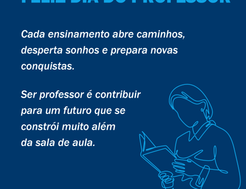 A educação tem um papel fundamental na construção do futuro. Por meio do conhecimento, os professores ajudam a desenvolver habilidades, ampliar oportunidades e preparar novas gerações para os desafios e as escolhas que surgem ao longo da vida. Celebrado em 15 de outubro, o Dia do Professor é uma oportunidade para reconhecer a dedicação desses profissionais, que contribuem diariamente para a formação de pessoas e para o desenvolvimento da sociedade. Assim como o conhecimento, o cuidado com o futuro exige atenção, dedicação e uma visão de longo prazo. São valores que a PrevUnisul reconhece e valoriza em sua atuação. 💙 A PrevUnisul homenageia todos os profissionais que fazem da educação um caminho para novas possibilidades. Feliz Dia do Professor!